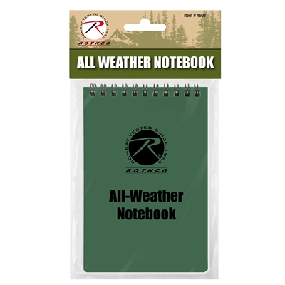 Rothco All Weather Waterproof Notebook 4603