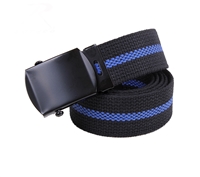 Rothco Thin Blue Line Web Belt - 4644