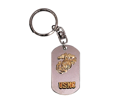 Rothco USMC Dog Tag Keychain - 4782