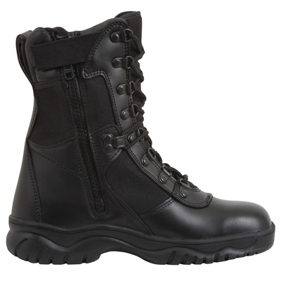 Rothco 5053 Black Forced Entry Side Zip Tactical Boots