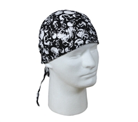 Rothco Black Skulls Headwrap - 5185