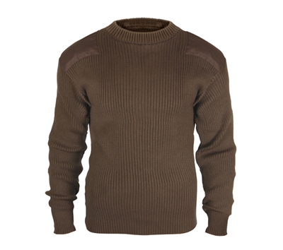 Rothco Brown Commando Sweater - 5415