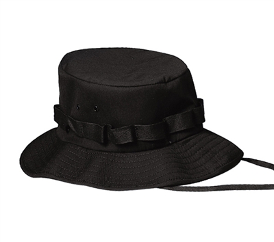 Rothco Black Jungle Hat - 5546