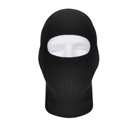 Rothco Black Fine Knit One Hole Facemask - 5969