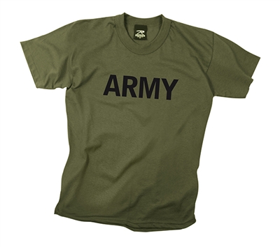 Rothco Kids Olive Drab Army T-Shirt - 66136