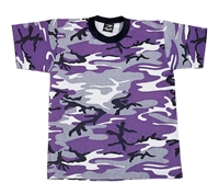 Rothco Kids Ultra Violet Camo T-shirt - 6743