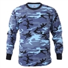 Rothco Blue Camo Long Sleeve T-Shirt - 67770