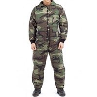 Rothco 7015 Woodland Camouflage Insulated Coveralls