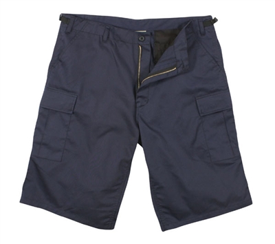 Rothco Navy Longer Style BDU Shorts - 7432