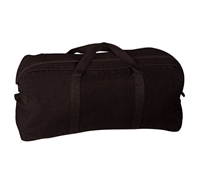 Rothco Black Canvas Tanker Style Tool Bag - 8183