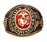 Rothco Deluxe Marine Corps Ring - 821