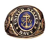 Rothco US Navy Deluxe Engraved Ring - 823