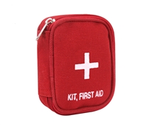 Rothco Red Military Zipper First Aid Kit with Contents - 8318