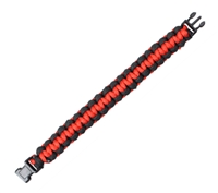 Rothco Red and Black Paracord Bracelet - 923