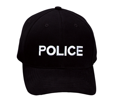 Rothco Black Police Cap 9283