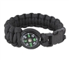 Rothco Black Paracord Compass Bracelet - 957