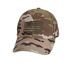 Rothco MultiCam Low Profile Cap With US Flag- 99881
