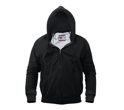 Snap N Wear Thermal Lined Zipper Hooded Sweat Jacket - 5000
