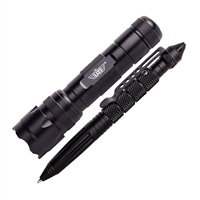 UZI Tactical Pen  and  Flashlight Set - UZI-TFLP2-COMBO