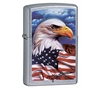 Zippo 24797 Made in the USA Flag Lighter