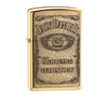 ZIPPO Jack Daniel's Brass Emblem  Lighter - 254BJD.428