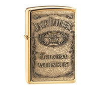 ZIPPO Jack Daniel's Brass Emblem  Lighter - 254BJD.428