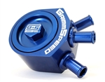 Grimmspeed Air Oil Separator Blue - Subaru 08+ WRX/ ALL LGT