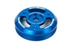 Grimmspeed Lightweight Crank Pulley Blue - Subaru All FA/FB Engines