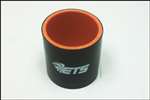 ETS 1.37" Straight Black Silicone Coupler