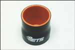 ETS 2" - 2.25" Straight Reducer Black Silicone Coupler