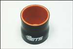 ETS 2.75" - 3" Straight Reducer Black Silicone Coupler