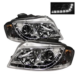 Spyder Auto Audi A3 2006-2008 DRL LED Projector Headlights 5008527