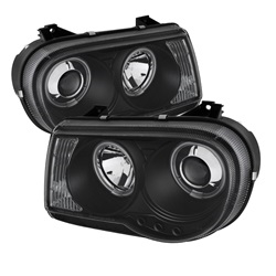 Spyder Auto Chrysler 300 2005-2010 CCFL Halo LED Projector Headlights 5009111