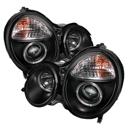 Spyder Auto Mercedes-Benz E320 2000-2002 LED Halo Projector Headlights 5011299