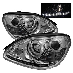 Spyder Auto Mercedes-Benz S500 2000-2006 DRL Projector Headlights (Halogen Model Only) 5011329