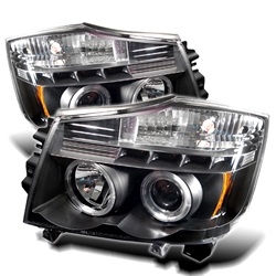 Spyder Auto Nissan Pathfinder 2004 LED Halo Projector Headlights 5011572