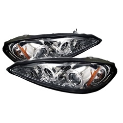 Spyder Auto Pontiac Grand Am 1999-2005 LED Halo Projector Headlights 5011657