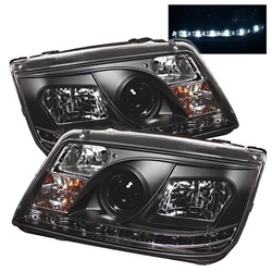 Spyder Auto Volkswagen Jetta 1999-2005 DRL LED Projector Headlights 5012234