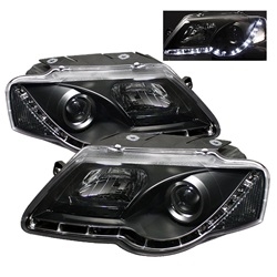 Spyder Auto Volkswagen Passat 2006-2008 DRL Projector Headlights 5012326