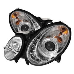 Spyder Auto Mercedes-Benz E500 2003-2006 DRL Projector Headlights (Halogen Model Only) 5017499