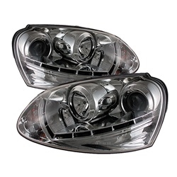 Spyder Auto Volkswagen Rabbit 2006-2009 DRL Projector Headlights 5017536