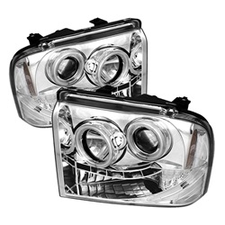 Spyder Auto Ford F-450 Super Duty 2005-2007 CCFL Halo LED Projector Headlights 5030153