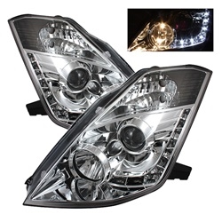 Spyder Auto Nissan 350Z 2003-2005 DRL Projector Headlights (Xenon/HID Model Only) 5032218