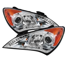 Spyder Auto Hyundai Genesis 2010-2012 LED Halo DRL Headlights (Halogen Model Only) 5034267