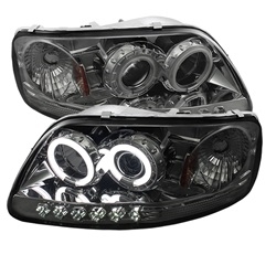 Spyder Auto Ford Expedition 1997-2002 CCFL Halo LED Projector Headlights 5042033