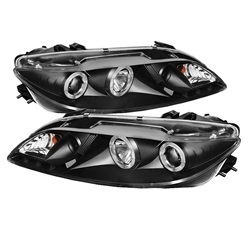 Spyder Auto Mazda 6 2003-2005 LED Halo DRL Headlights w/ Fog Lights 5042538