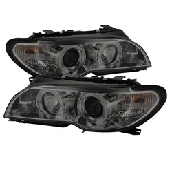 Spyder Auto BMW 325xi 2004-2006 LED Halo Projector Headlights (Halogen Model Only) 5073761