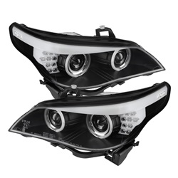 Spyder Auto BMW 530i 2004-2007 CCFL Halo Projector Headlights (Halogen Model Only) 5074041
