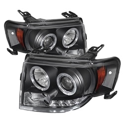 Spyder Auto Ford Escape 2008-2012 DRL Projector Headlights (Halogen Model Only) 5074225