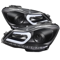 Spyder Auto Mercedes-Benz C350 2012-2013 DRL Projector Headlights (Halogen Model Only) 5074249